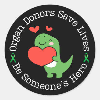 Sticker Rond Hero Donor Organ Donor Awareness
