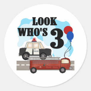 Sticker Rond Héros de tous les jours 3e anniversaire