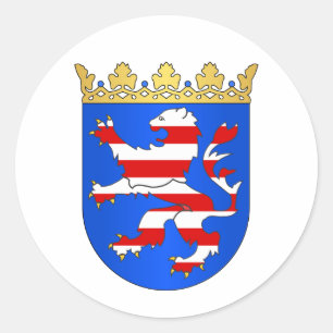 Sticker Rond Hessen (Hesse) COA