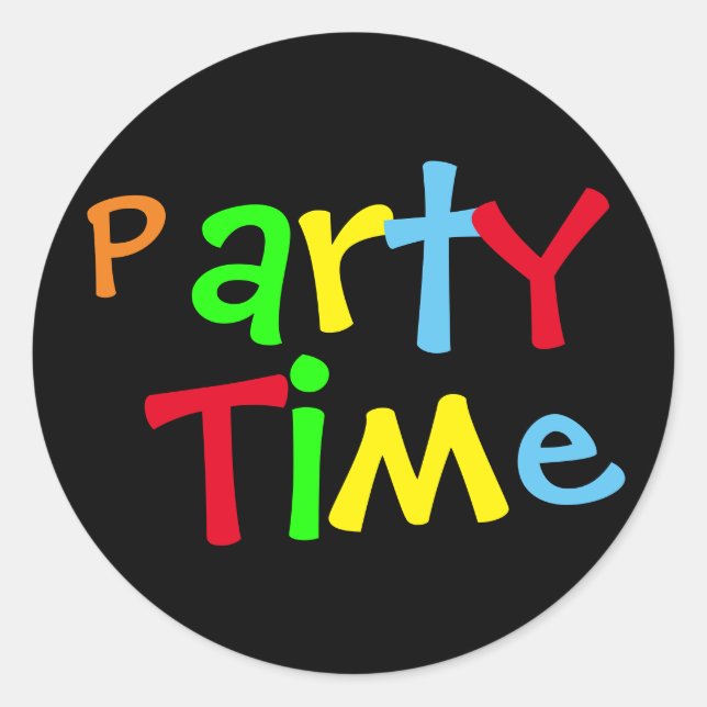 Sticker Rond Heure de la partie (Devant)