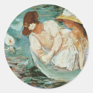 Sticker Rond Heure d'été   Mary Cassatt