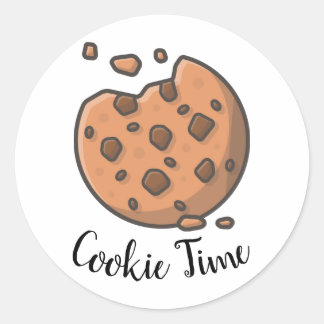Sticker Rond Heure du cookie