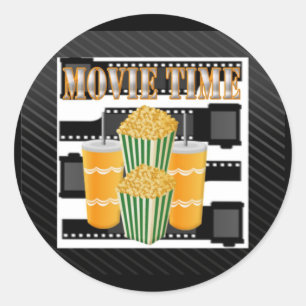 Sticker Rond Heure du film