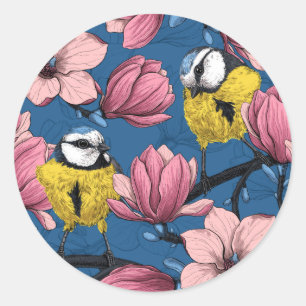 Sticker Rond Heure du printemps
