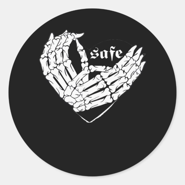 Sticker Rond Heureuse Sainte-Valentin - Mon Coeur Est Mon Valen (Devant)