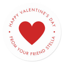 Heureuse Sainte-Valentin Red Heart Kid's mignon Cu