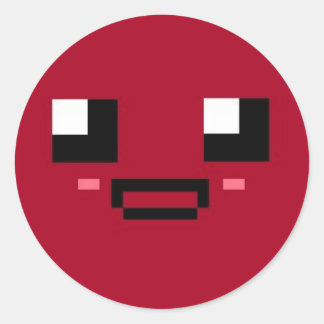 Sticker Rond Heureux