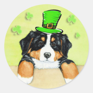 Sticker Rond Heureux St. Patties !