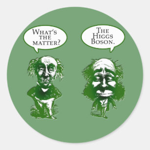 Sticker Rond Higgs Boson Physique Cadeaux Humours
