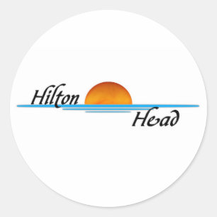 Sticker Rond Hilton Head
