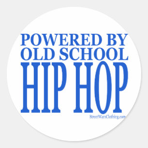STICKER ROND HIP HOP