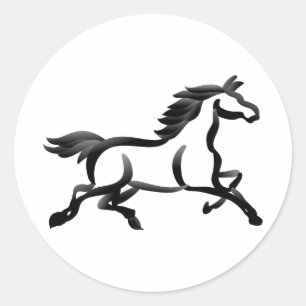 Sticker Rond Hippodrome