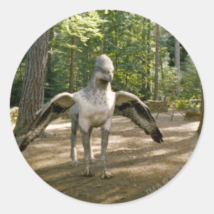 Sticker Rond Hippogriff