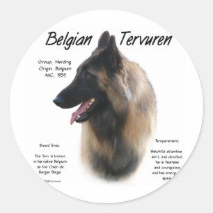 Sticker Rond Histoire belge Tervuren ; Tout sur Tervurens