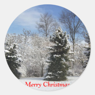 Sticker Rond Hiver - Les trois ténors