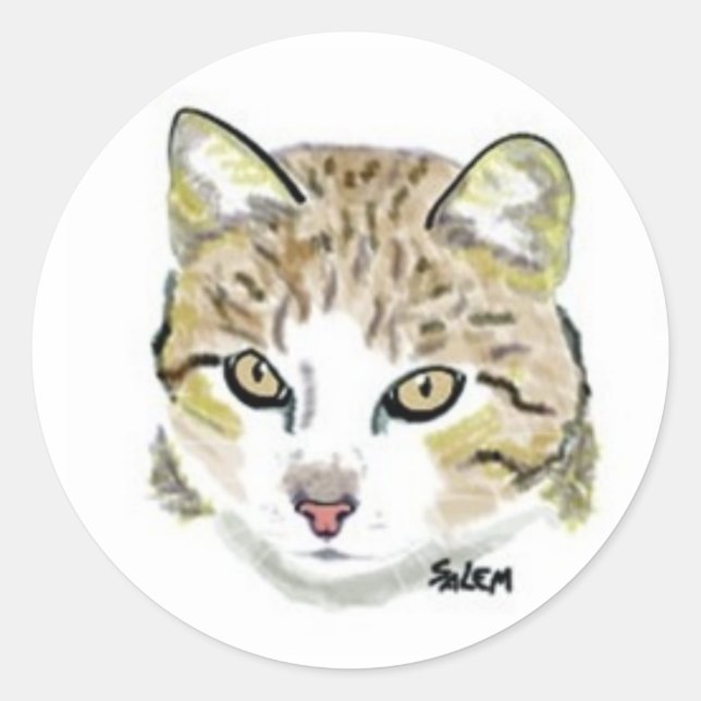 Sticker Rond Hobbes (Devant)