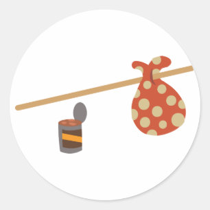 Sticker Rond Hobo Sack