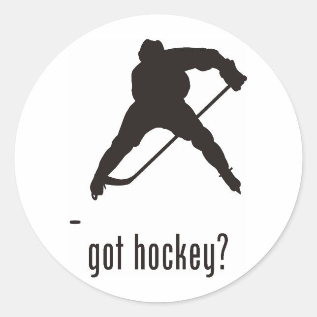 Sticker Rond Hockey (Devant)