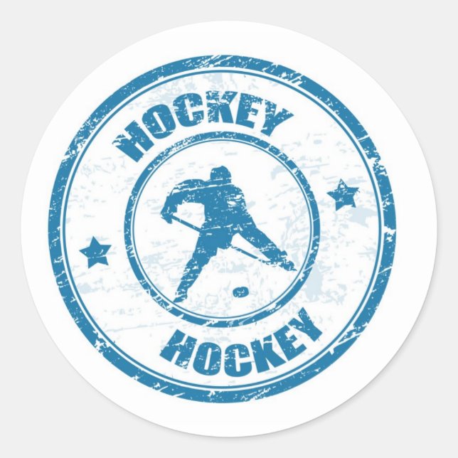 STICKER ROND HOCKEY (Devant)