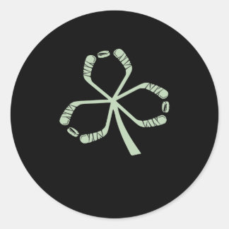 Sticker Rond Hockey Lover | I'm A Biggest Hockey Fan