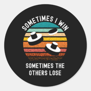 Sticker Rond Hockey Sur Air Dit Gagnant Dans Hockey Sur Air