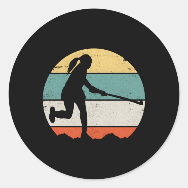 Sticker Rond Hockey sur gazon (Devant)