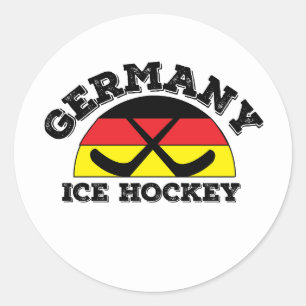 Sticker Rond Hockey sur glace Allemagne