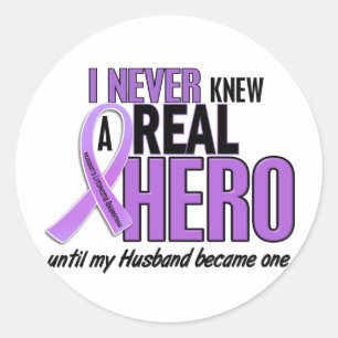 Sticker Rond Hodgkins Lymphoma REAL HERO 2 Mari