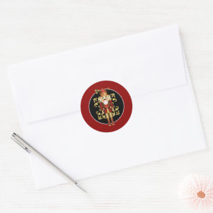 Sticker Rond Holiday