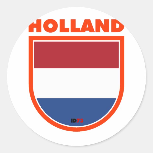 Sticker Rond Hollande (Devant)