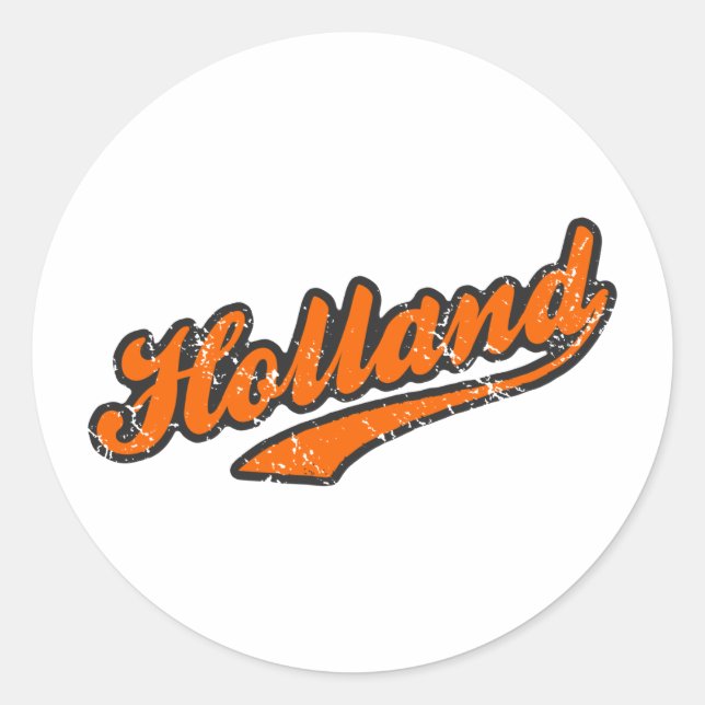 Sticker Rond Hollande (Devant)