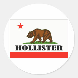 Sticker Rond Hollister, Ca — Produits.