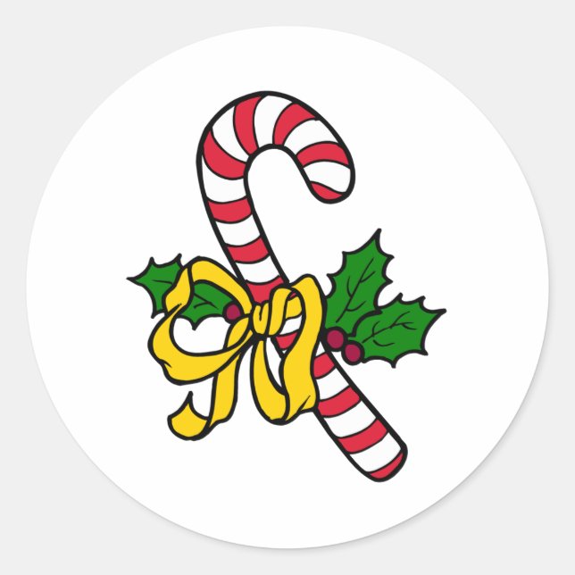 Sticker Rond Holly Sucre de canne (Devant)