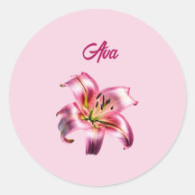 Holographique Iridescendant Rose Asiatique Lily