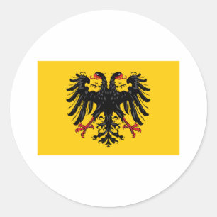 Sticker Rond Holy Roman Empire Flag
