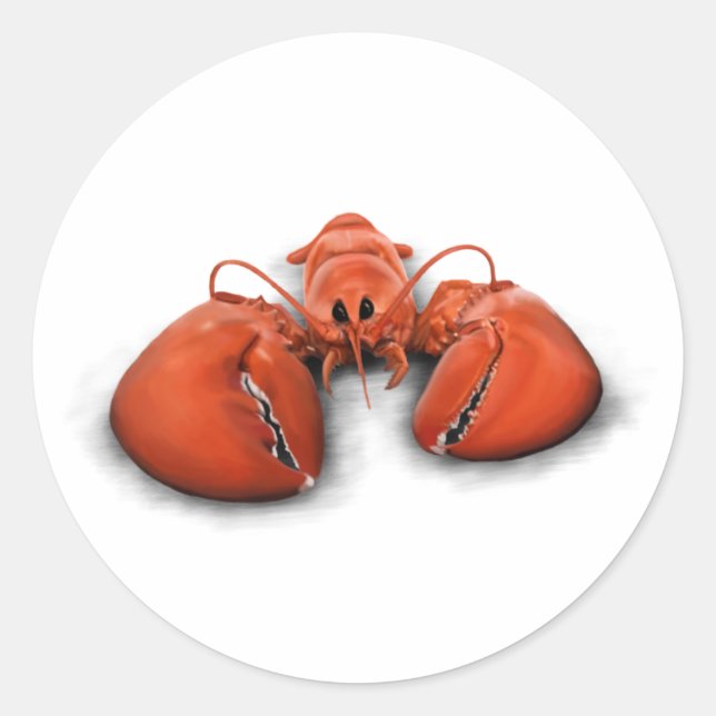 Sticker Rond Homard (Devant)