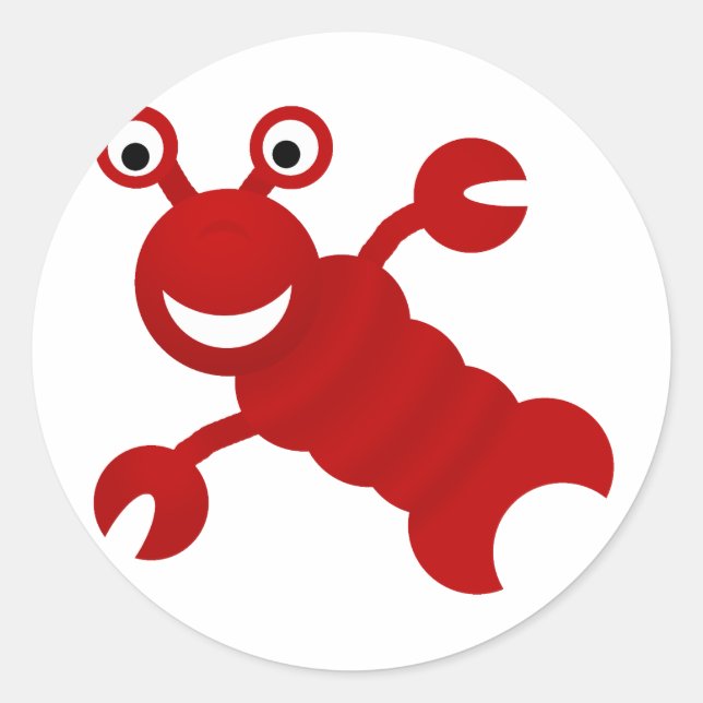 Sticker Rond homard (Devant)