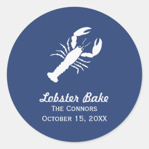 Sticker Rond Homard