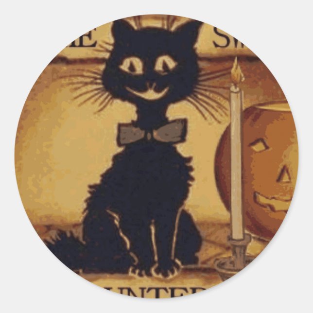 Sticker Rond Home sweet haunted home (Devant)