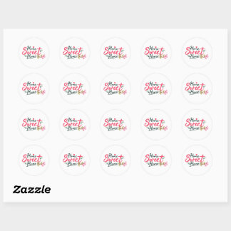 Sticker Rond Home Sweet Home