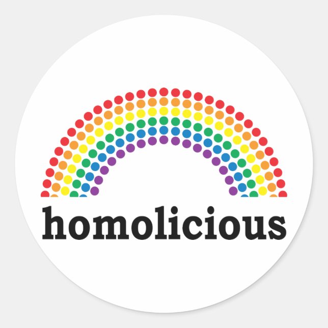 Sticker Rond homolicieux (Devant)