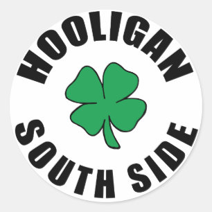 Sticker Rond Hôoligan de Chicago côté sud