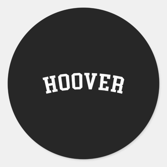 Sticker Rond Hoover (Devant)