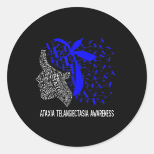 Sticker Rond Hope Combattre Ataxia Telangiectasia T-shirt de se