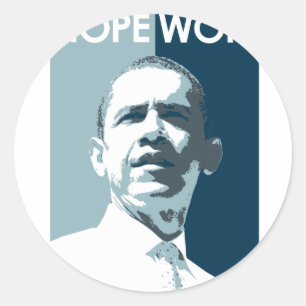 Sticker Rond Hope Won