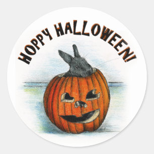 STICKER ROND HOPPY HALLOWEEN !