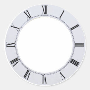 Sticker Rond HorlogeFace060709