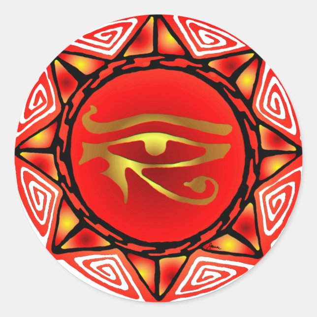 Sticker Rond Horus Storm (Devant)