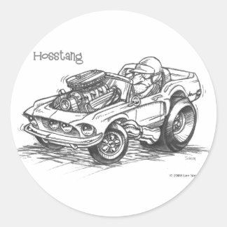 Sticker Rond Hosstang