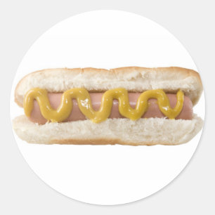 Sticker Rond hot dog